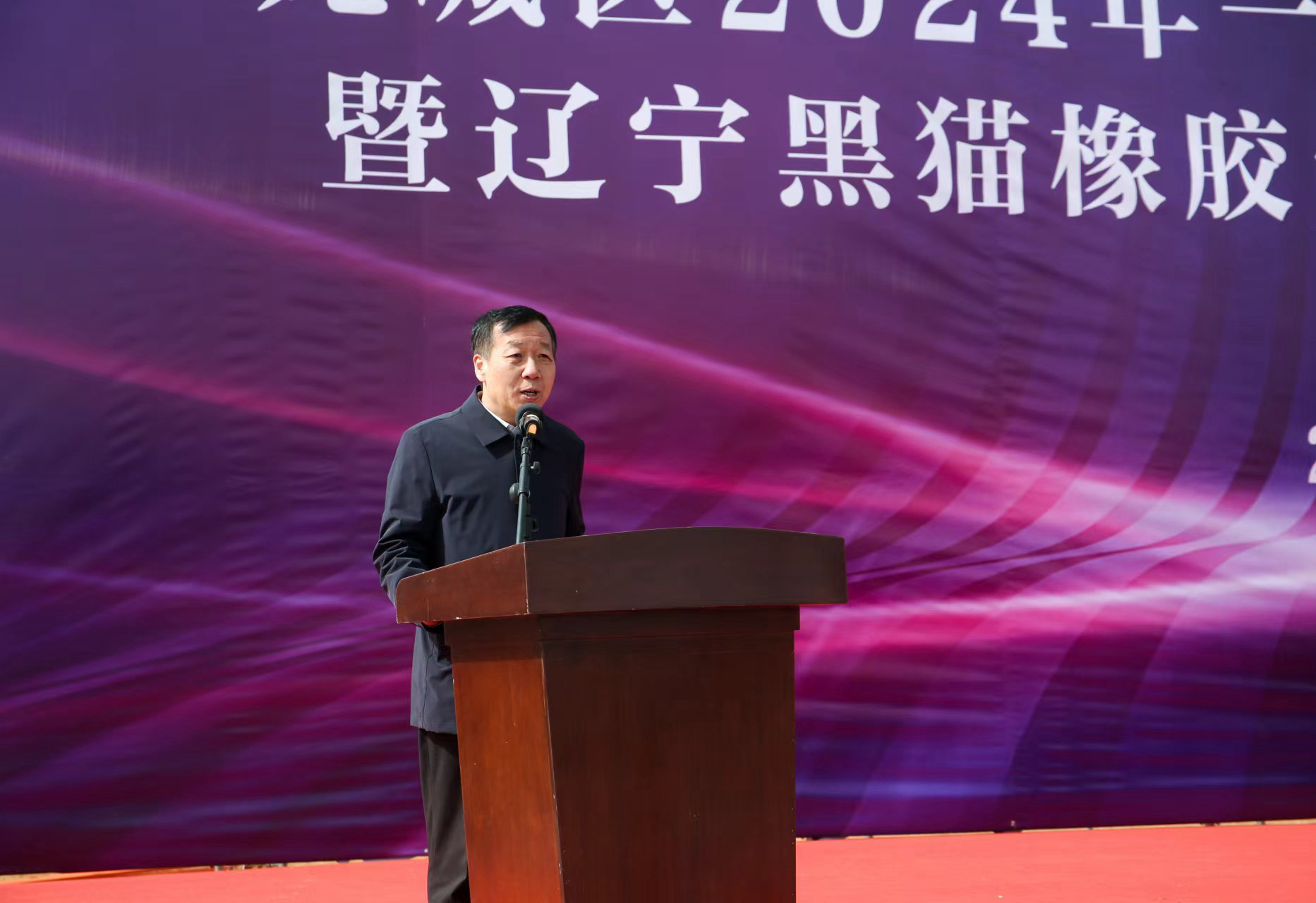 1 向阳市当局副市长 孙永东颁发项目开工.jpg